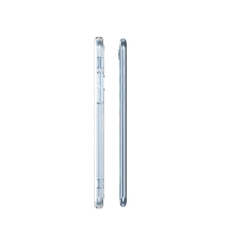 Apple iPhone SE 2022 Kılıf Zore Fizy Kapak Renksiz