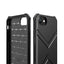 Apple iPhone SE 2022 Kılıf Zore Hank Silikon Siyah