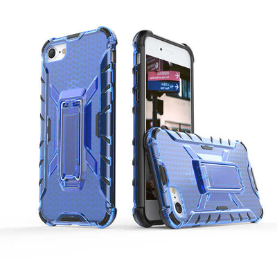 Apple iPhone SE 2022 Kılıf Zore Klik Silikon Mavi