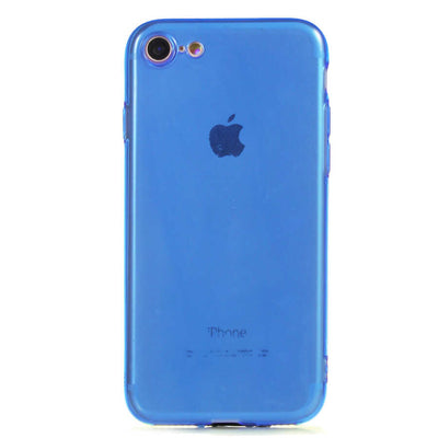 Apple iPhone SE 2022 Kılıf Zore Mun Silikon Lacivert