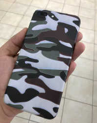 Apple iPhone SE 2022 Zore 5D Desenli Sticker Kaplama Desen