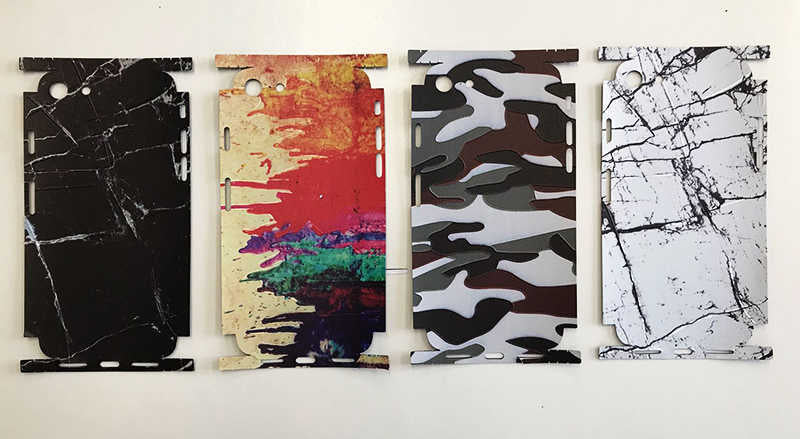 Apple iPhone SE 2022 Zore 5D Desenli Sticker Kaplama Desen