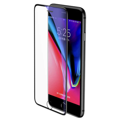 Apple iPhone SE 2022 Zore Anti-Dust Glass Temperli Ekran Koruyucu Beyaz