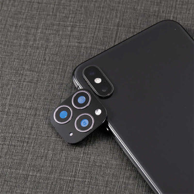 Apple iPhone X Zore CP-01 iPhone 11 Pro Max Kamera Lens Dönüştürücü Beyaz