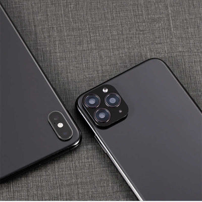 Apple iPhone X Zore CP-01 iPhone 11 Pro Max Kamera Lens Dönüştürücü Siyah