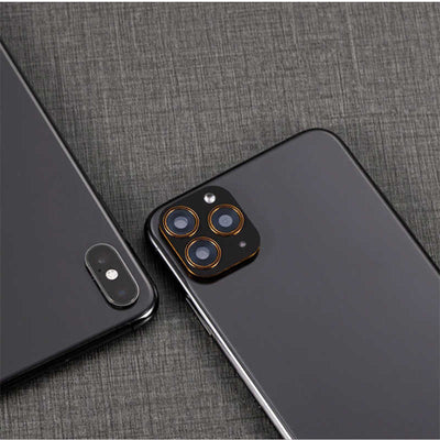 Apple iPhone X Zore CP-01 iPhone 11 Pro Max Kamera Lens Dönüştürücü Gold