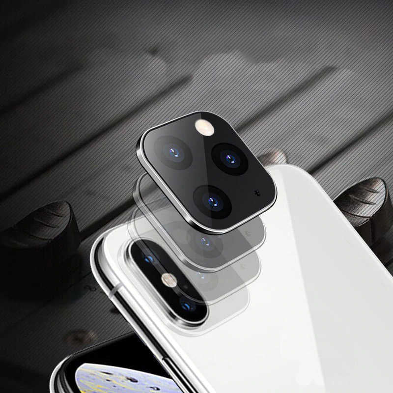 Apple iPhone X CP-03 Zore iPhone 11 Pro Max Kamera Lens Dönüştürücü Siyah