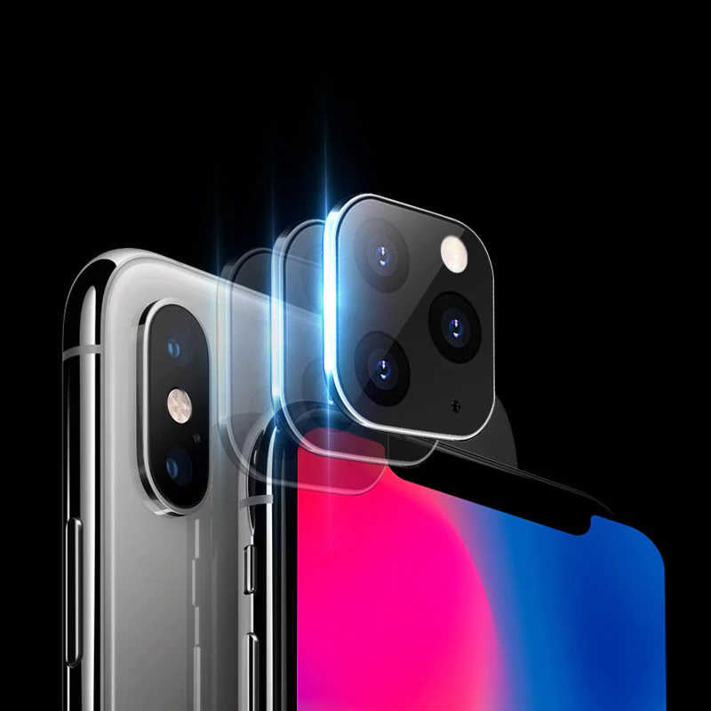 Apple iPhone X CP-03 Zore iPhone 11 Pro Max Kamera Lens Dönüştürücü Gold