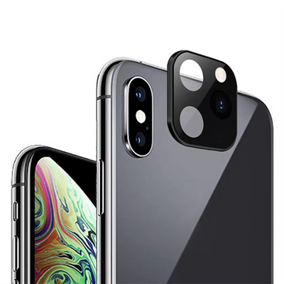 Apple iPhone X CP-03 Zore iPhone 11 Pro Max Kamera Lens Dönüştürücü Siyah
