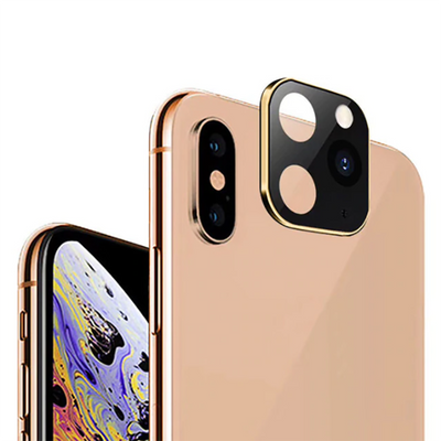 Apple iPhone X CP-03 Zore iPhone 11 Pro Max Kamera Lens Dönüştürücü Gold