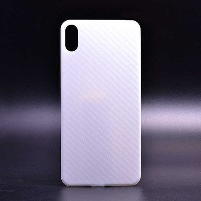 Apple iPhone X Zore Kavisli Arka Karbon Koruyucu Jelatin Siyah