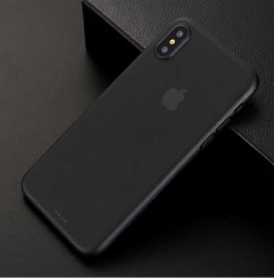 Apple iPhone X Kılıf Zore 1.Kalite PP Silikon Siyah