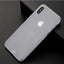 Apple iPhone X Kılıf Zore 1.Kalite PP Silikon Gri