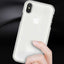Apple iPhone X Kılıf Zore 1.Kalite PP Silikon Beyaz