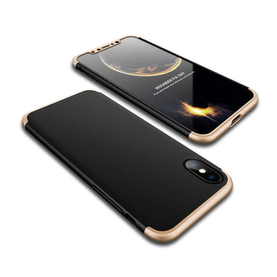 Apple iPhone X Kılıf Zore Ays Kapak Rose Gold
