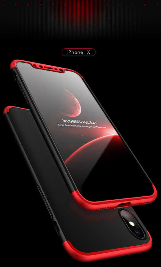 Apple iPhone X Kılıf Zore Ays Kapak Siyah-Mavi