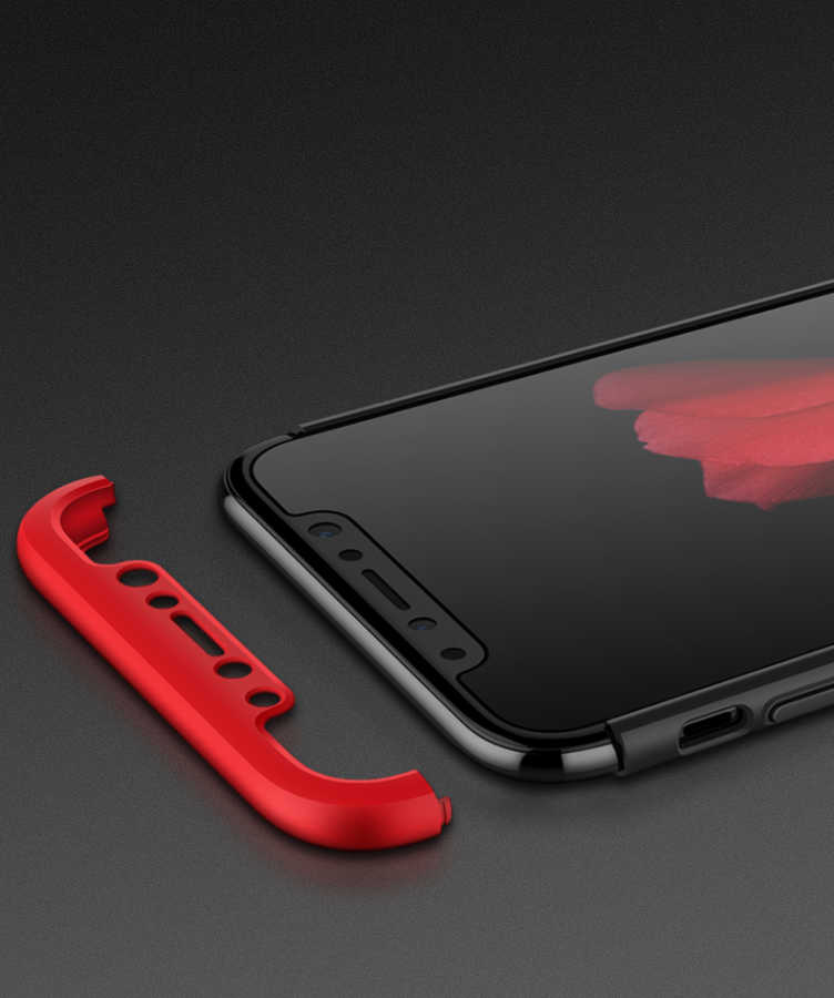 Apple iPhone X Kılıf Zore Ays Kapak Rose Gold