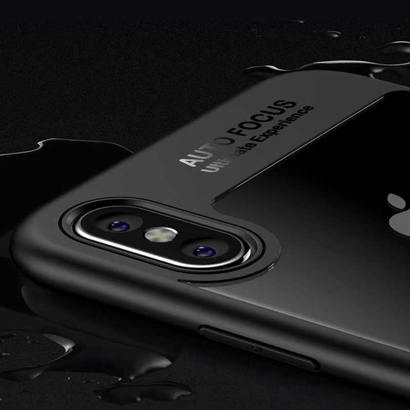 Apple iPhone X Kılıf Zore Buttom Kapak Mavi