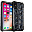 Apple iPhone X Kılıf Zore Crocow Kapak Bordo
