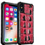 Apple iPhone X Kılıf Zore Crocow Kapak Bordo
