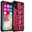 Apple iPhone X Kılıf Zore Crocow Kapak Bordo