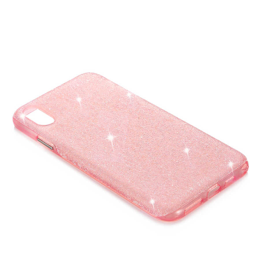 Apple iPhone X Kılıf Zore Eni Kapak Pembe