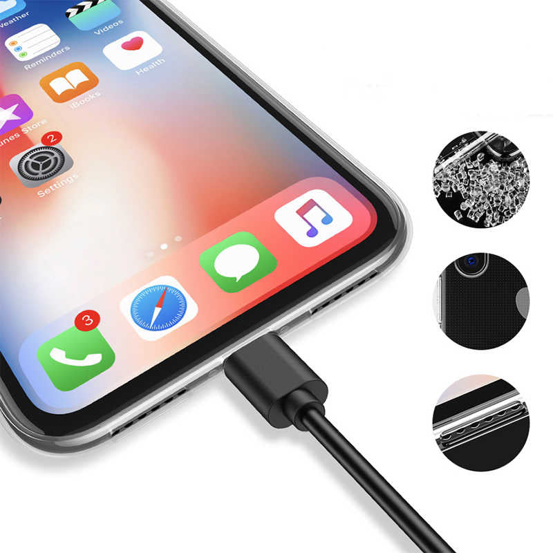 Apple iPhone X Kılıf Zore İmax Silikon Siyah