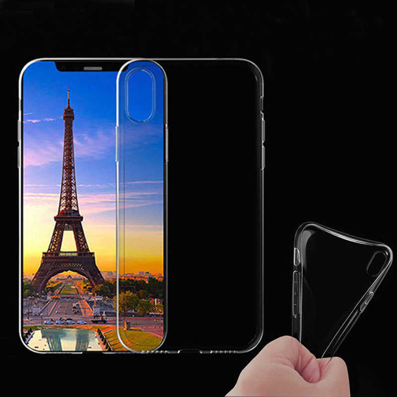 Apple iPhone X Kılıf Zore İmax Silikon Renksiz