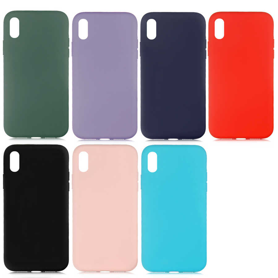 Apple iPhone X Kılıf Zore LSR Lansman Kapak Siyah