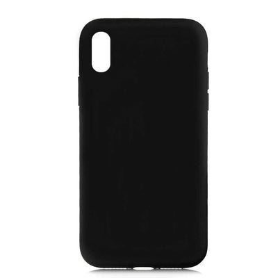 Apple iPhone X Kılıf Zore LSR Lansman Kapak Siyah