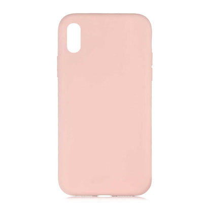 Apple iPhone X Kılıf Zore LSR Lansman Kapak Pembe Açık