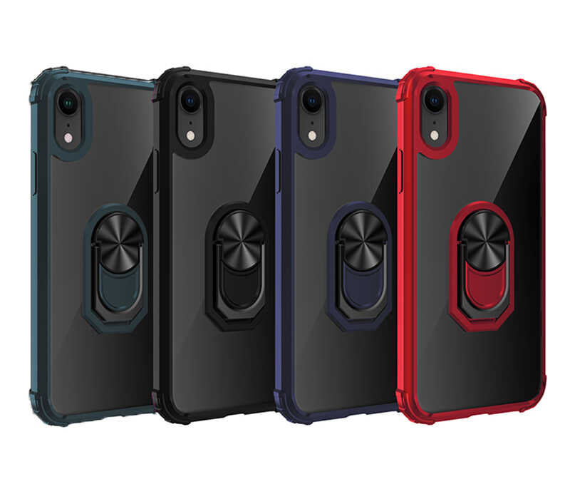 Apple iPhone XR 6.1 Kılıf Zore Mola Kapak Siyah