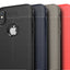 Apple iPhone X Kılıf Zore Niss Silikon Kapak Kırmızı