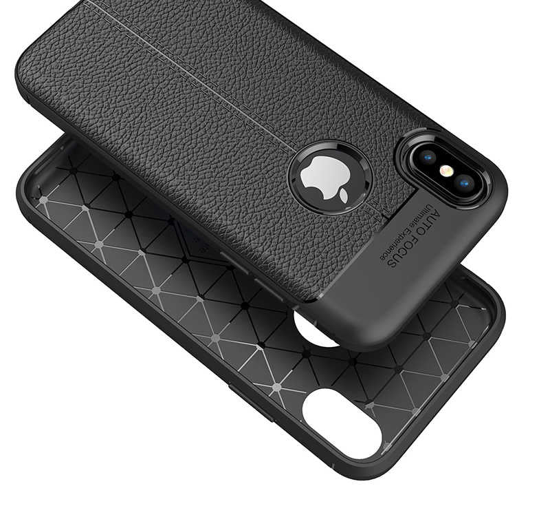 Apple iPhone X Kılıf Zore Niss Silikon Kapak Kırmızı