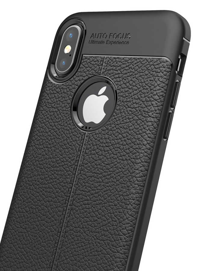 Apple iPhone X Kılıf Zore Niss Silikon Kapak Kırmızı