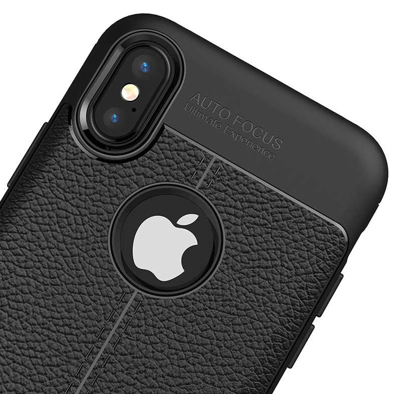 Apple iPhone X Kılıf Zore Niss Silikon Kapak Lacivert