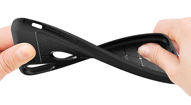 Apple iPhone X Kılıf Zore Niss Silikon Kapak Gri