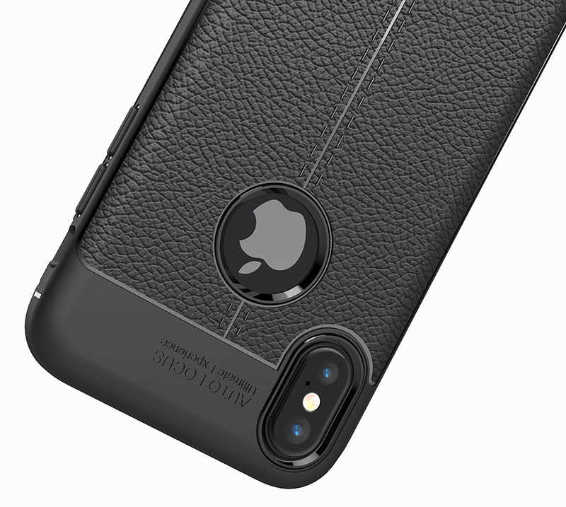 Apple iPhone X Kılıf Zore Niss Silikon Kapak Kırmızı