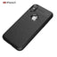 Apple iPhone X Kılıf Zore Niss Silikon Kapak Lacivert