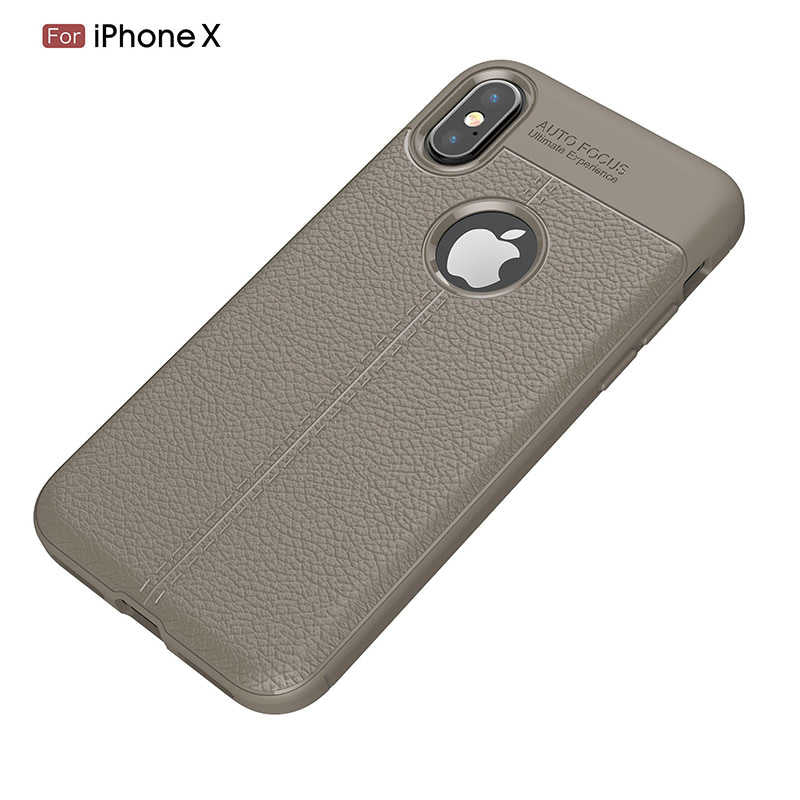 Apple iPhone X Kılıf Zore Niss Silikon Kapak Kırmızı