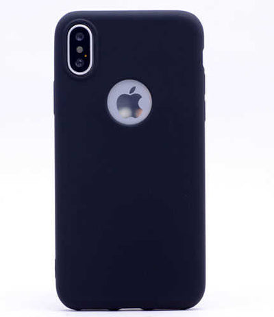 Apple iPhone X Kılıf Zore Premier Silikon Kapak Siyah