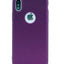 Apple iPhone X Kılıf Zore Premier Silikon Kapak Mor