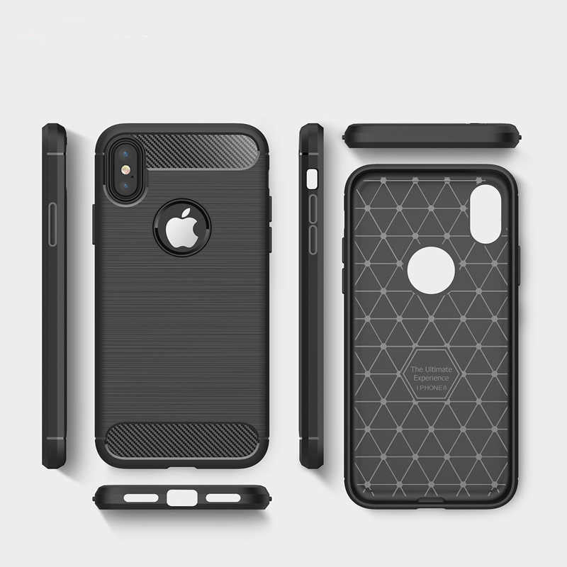 Apple iPhone X Kılıf Zore Room Silikon Kapak Gri