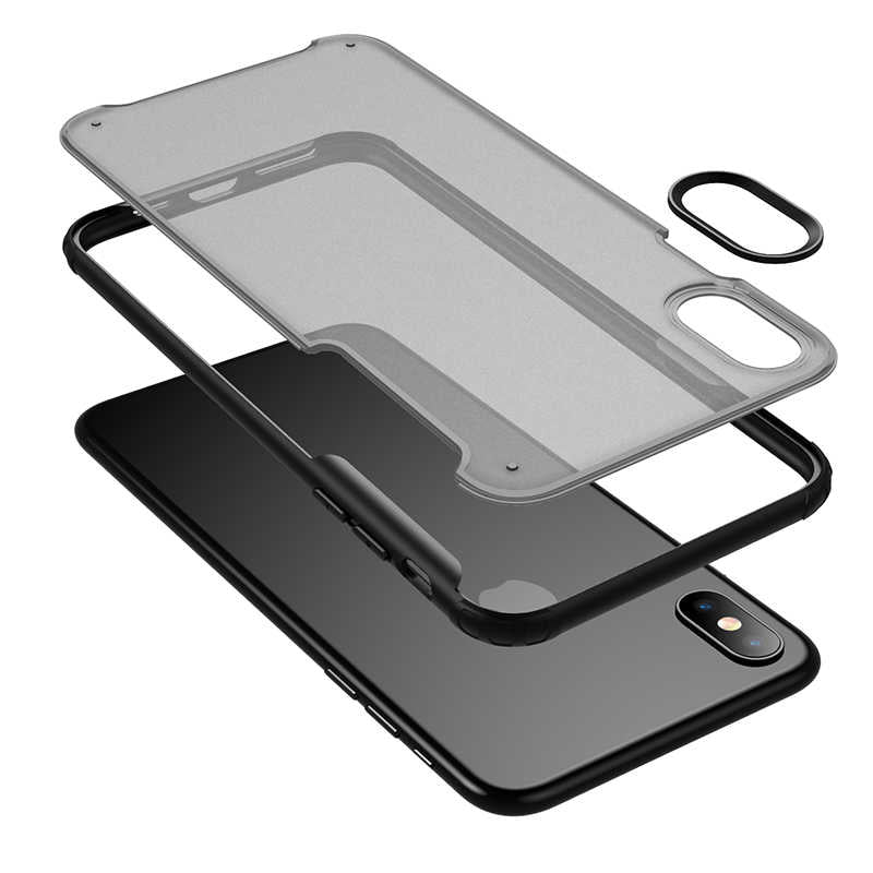 Apple iPhone X Kılıf Zore Volks Kapak Lacivert