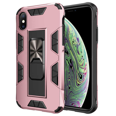Apple iPhone X Kılıf Zore Volve Kapak Lacivert