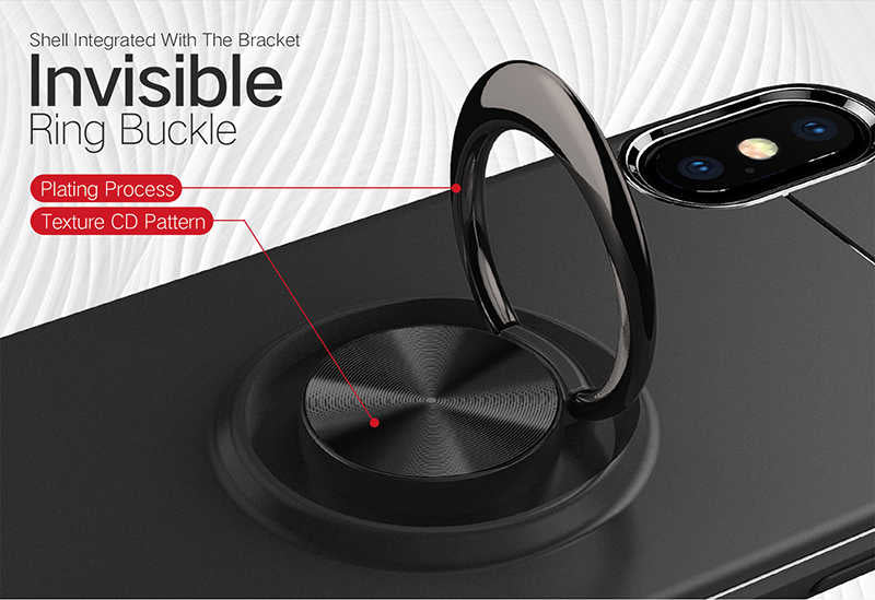 Apple iPhone X Kılıf Zore Ravel Silikon Kapak Kırmızı