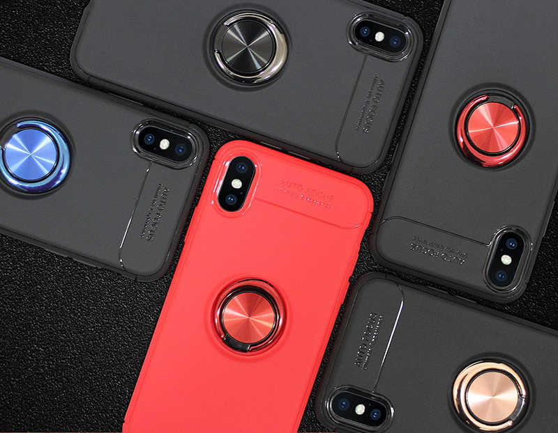 Apple iPhone X Kılıf Zore Ravel Silikon Kapak Siyah-Rose Gold