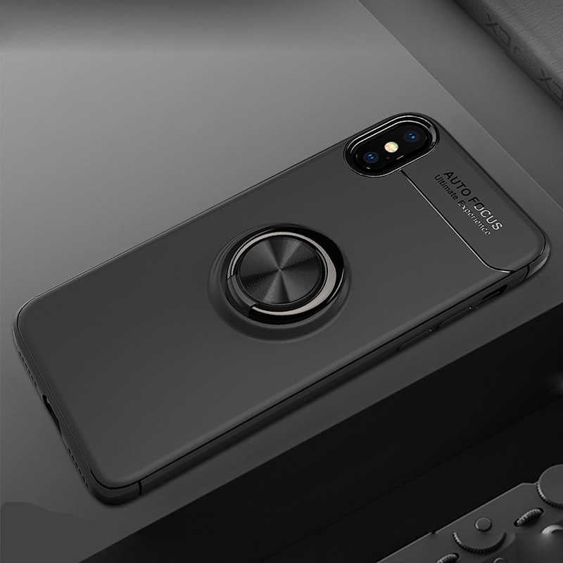 Apple iPhone X Kılıf Zore Ravel Silikon Kapak Siyah