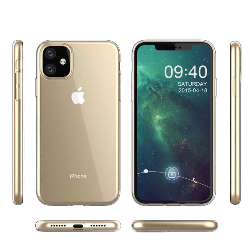 Apple iPhone 11 Kılıf Zore Süper Silikon Kapak Renksiz