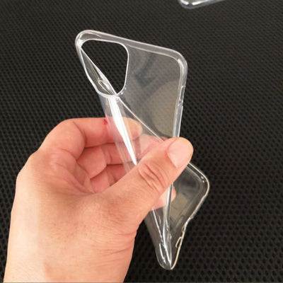 Apple iPhone 11 Kılıf Zore Süper Silikon Kapak Renksiz